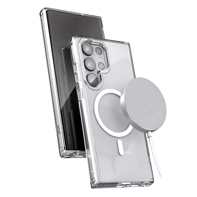 Samsung İçin Magsafe Slim Sararmaz Kılıf - Clear Case - Bi Elma, ince tasarımlı magsafe uyumlu samsung kılıf