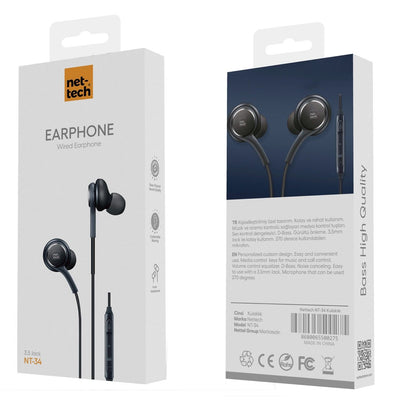 3.5 Jack Girişli Kulak İçi Kulaklık - Bi Elma