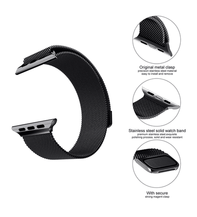 Metal Milano Loop Akıllı Saat Kordonu - Bi Elma