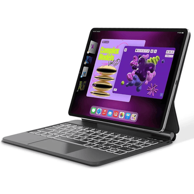 Yesido İpad Pro 11 Inç 2024 M4 Uyumlu Magic Manyetik Klavyeli Kılıf - Bi Elma