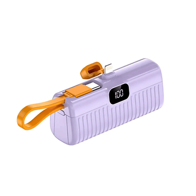 5000 mAh Powerbank Dijital Göstergeli Standlı - Bi Elma