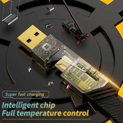 4 - in - 1 Usb Type - C To Ligthning, Type - C 65w Hızlı Şarj Ve Data Kablosu - Bi Elma
