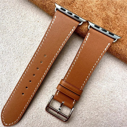 Deri HRMS Akıllı Saat Kordonu 45mm - Bi Elma