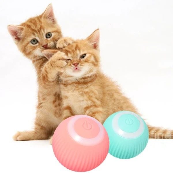 İnteraktif Şarjlı Led Kedi Köpek Oyun Topu - Bi Elma