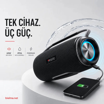 Yesido YSW11 Yeni Seri 60W Kablosuz Bluetooth Hoparlör - Bi Elma