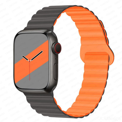 Çift Taraflı Mıknatıslı Akıllı Saat Kordonu - Bi Elma
apple watch 49mm manyetik kayış