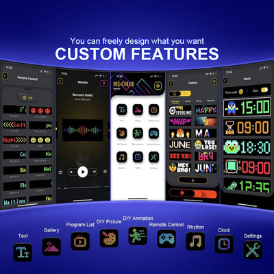 Araç Car Led Ekran Esnek, Kişiselleştirilebilir - Bi Elma