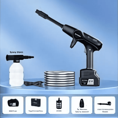 Akülü Şarjlı Yüksek Basınçlı Oto ve Bahçe Yıkama Su Tabancası - Bi Elma