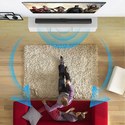 Kablosuz Bluetooth Soundbar Speaker - 2 Adet Mikrofon Hediyeli - Bi Elma