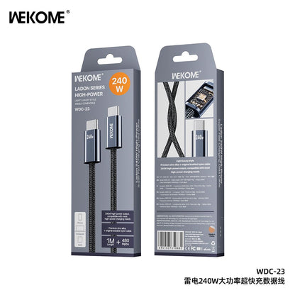 WEKOME 240W Type - C Şarj ve Veri Kablosu - Bi Elma