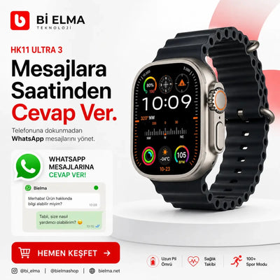 Hk11 Ultra 3 Amoled Akıllı Saat - Bi Elma