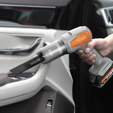 Kablosuz Şarjlı Araç İçi Süpürge (120W | 20kPa | 7500mAh | 8 Parça Aksesuar Seti) - Bi Elma