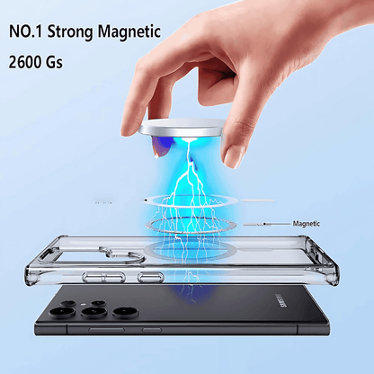 Samsung İçin Magsafe Slim Sararmaz Kılıf - Clear Case - Bi Elma