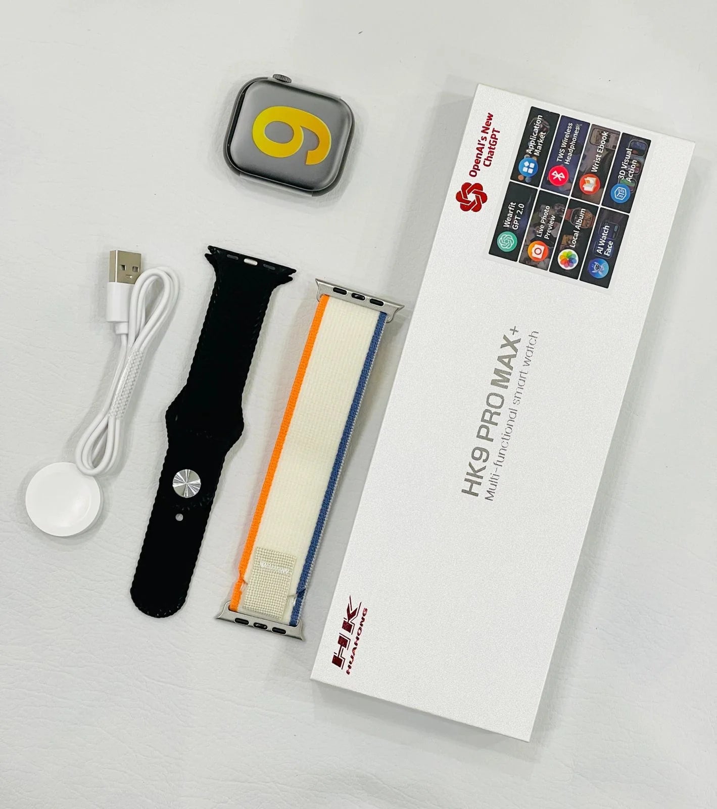 Hk9 Pro Max Plus Akıllı Saat - Bi Elma