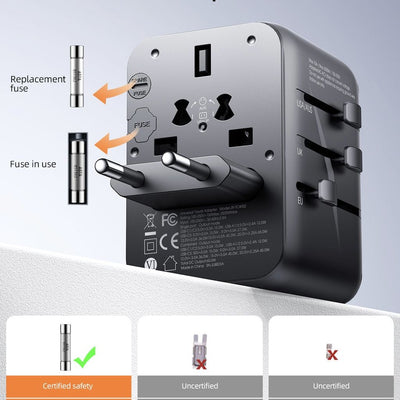 Jooyrom 65W Universal Seyahat Adaptörü - Bi Elma