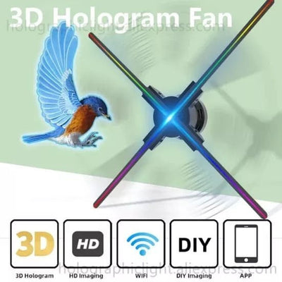 3d Hologram Led Ekran 70cm - Bi Elma