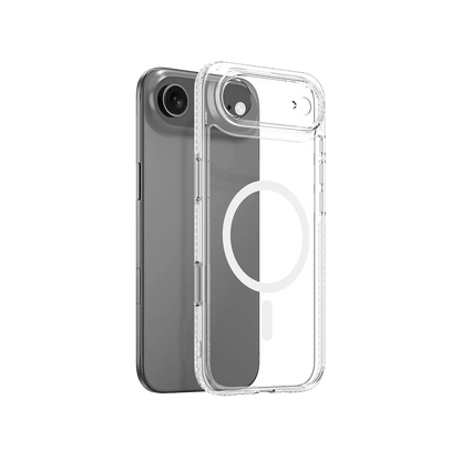 iPhone 17 / 17 Air / 17 Pro / 17 Pro Max MagSafe Sararmaz Kristal Slim Şeffaf Kılıf - Bi Elma