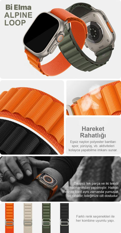 Alpine Loop Örgü Kordon - Bi Elma
