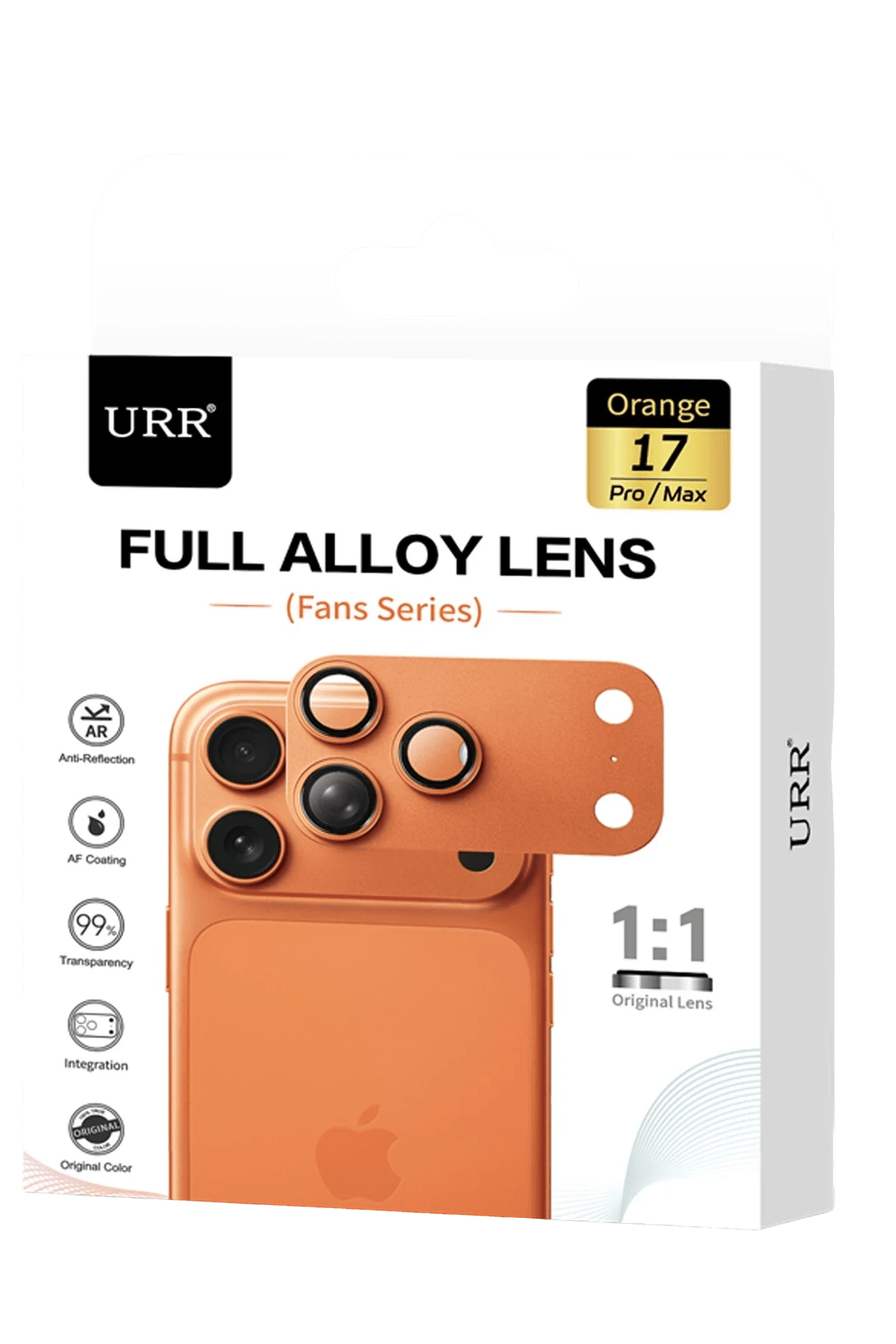 iPhone 17 Pro Max Full Metal Kamera Lens Koruyucu - Bi Elma