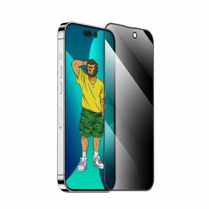 iPhone 3D Silikon Edge Hayalet Ekran Koruma - Bi Elma