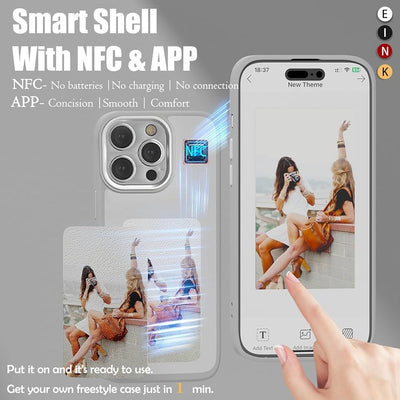 iPhone Nfc Dijital Ekranlı Kılıf - Bi Elma