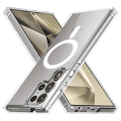 Samsung İçin Magsafe Slim Sararmaz Kılıf - Clear Case - Bi Elma, ince tasarımlı magsafe uyumlu samsung kılıf