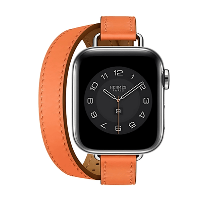 Deri Double Tour Akıllı Saat Kordonu - Bi Elma