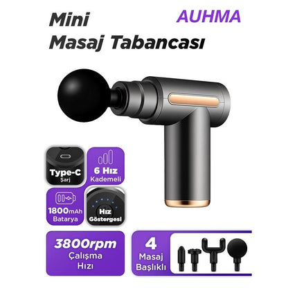 Auhma AMG17 Mini Masaj Tabancası - Bi Elma