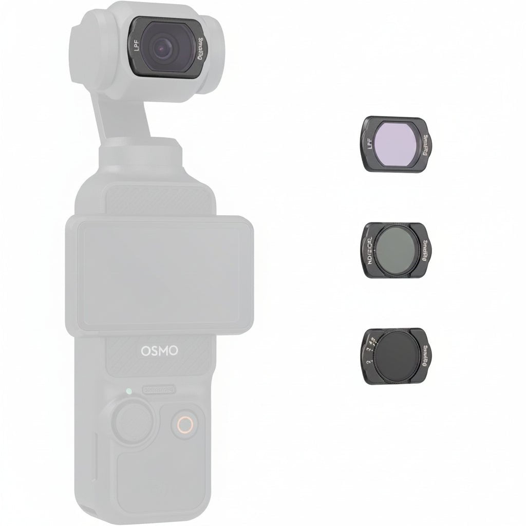 SmallRig DJI Osmo Pocket 4/3 Filtre Kiti - VND2-5 / ND16-CPL / LPF - Bi Elma