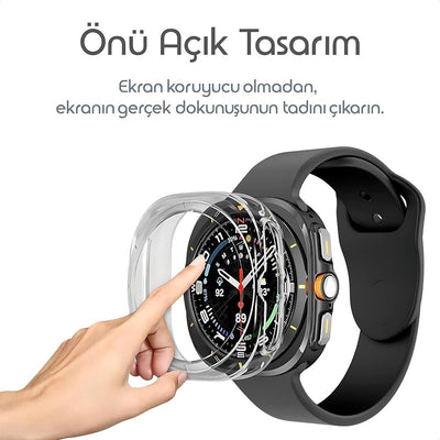 Samsung Watch 7 Ultra Uyumlu Kasa Koruyucu Kılıf - Bi Elma