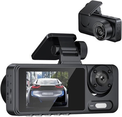 Wifi Araç İçi Kamera 3 Kamera 2K Çözünürlüklü - 32GB Hediyeli - Bi Elma