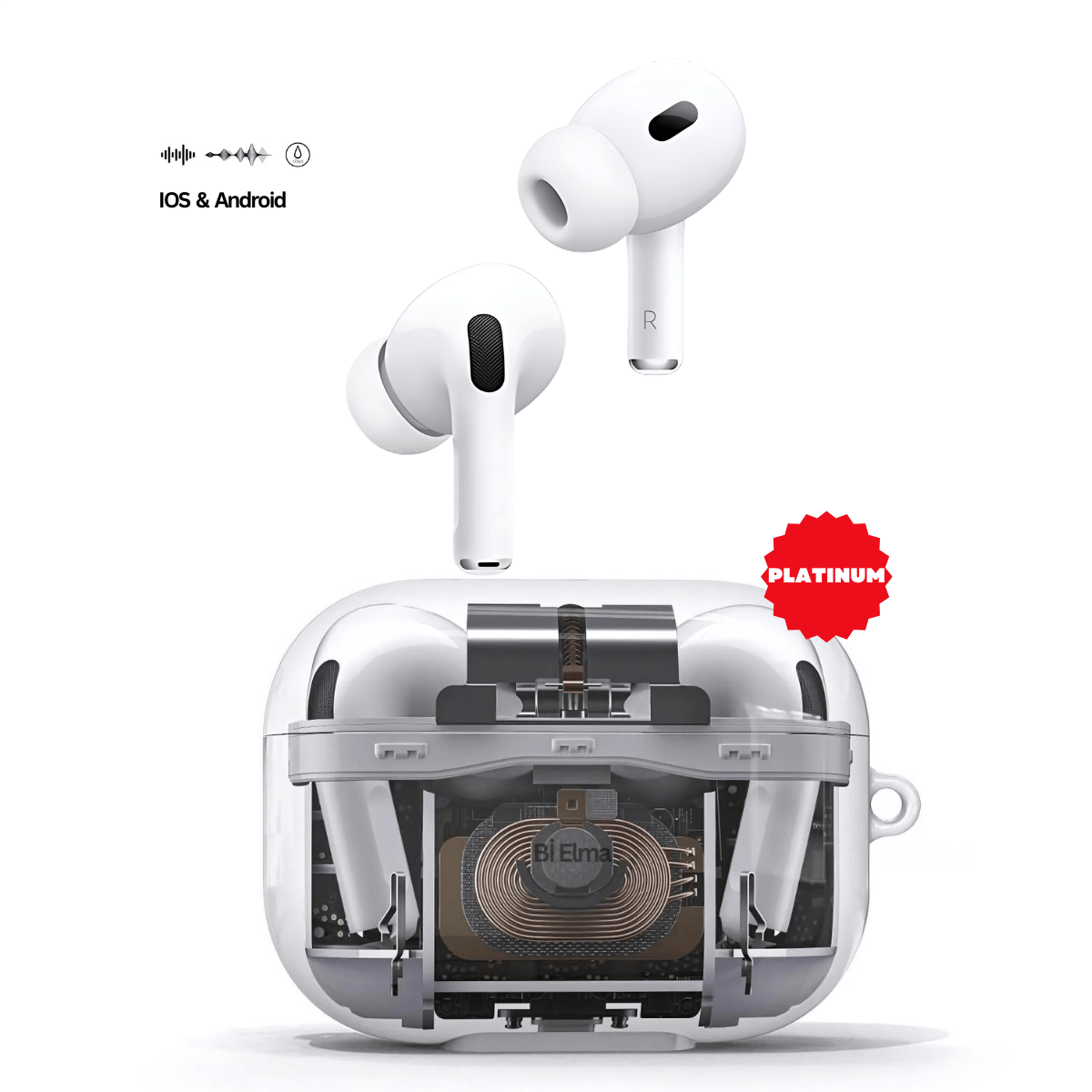 Air Pro 2 Platinum Anc Kablosuz Kulaklık (Ios ve Android) - Bi Elma