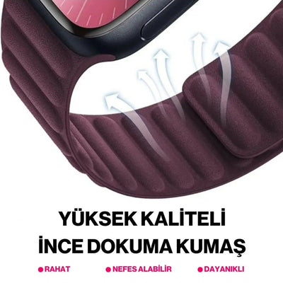 Manyetik Dokuma Loop Akıllı Saat Kordonu - Bi Elma