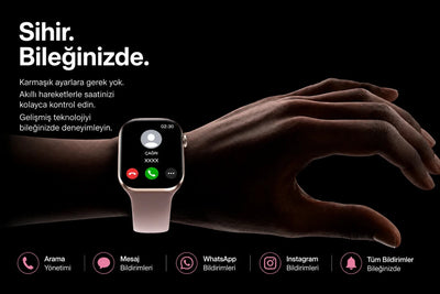 Watch 26 Mini Akıllı Saat - AMOLED, IP68 Suya Dayanıklı - Bi Elma
