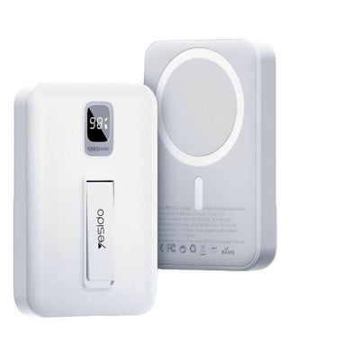 Yesido 10000mAh Manyetik Kablosuz Powerbank - Bi Elma