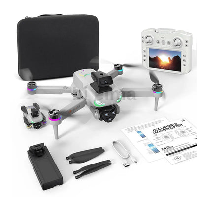 R08 4K HD Katlanabilir Drone, Çift Kameralı, Uzaktan Kumandalı Akıllı Model - Bi Elma