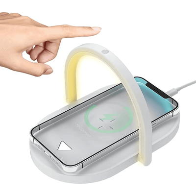 Kablosuz Şarjlı LED Masa Lambası - Bi Elma