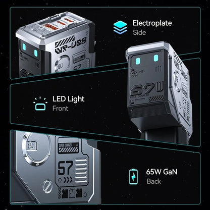 65w Gan Usb, Type C Şarj Cihazı - Bi Elma