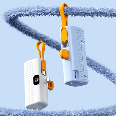 5000 mAh Powerbank Dijital Göstergeli Standlı - Bi Elma