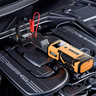 Araç Akü Takviye + Hava Pompası + Powerbank | 80000mAh 4 in 1 Çok Fonksiyonlu Cihaz - Bi Elma