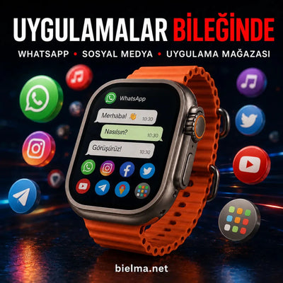 Watch Ultra 2 Wifi Android Akıllı Saat, Whatsapp, Youtube - Bi Elma