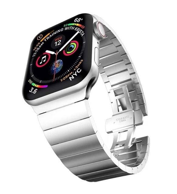Bilezik Çelik Akıllı Saat Kordonu 45 - 49mm - Bi Elma