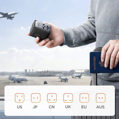 Jooyrom 65W Universal Seyahat Adaptörü - Bi Elma