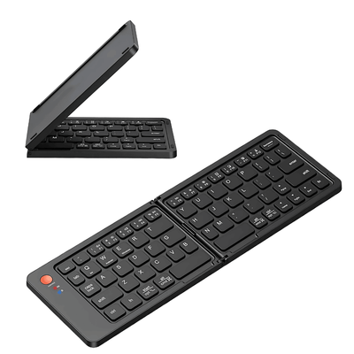 Kablosuz Katlanabilir Şarjlı Taşınabilir Mini Bluetooth Klavye - Bi Elma