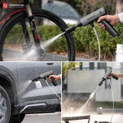 Kablosuz Basınçlı Araç Yıkama Makinesi 203 PSI - 180W - Bi Elma