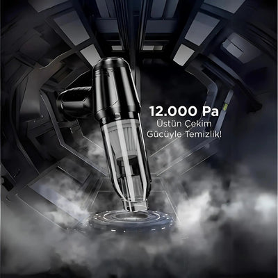 Mini Çok Fonksiyonlu Şarjlı Araç ve Ev Süpürgesi - Bi Elma