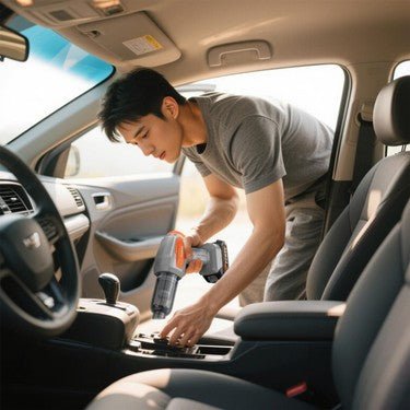 Kablosuz Şarjlı Araç İçi Süpürge (120W | 20kPa | 7500mAh | 8 Parça Aksesuar Seti) - Bi Elma