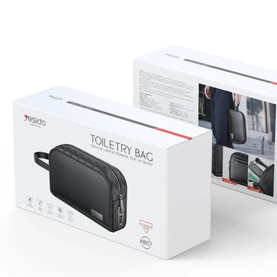 Yesido WB57 Parmak İzi Kilitli Deri Çok Amaçlı Güvenlik Çantası - Bi Elma