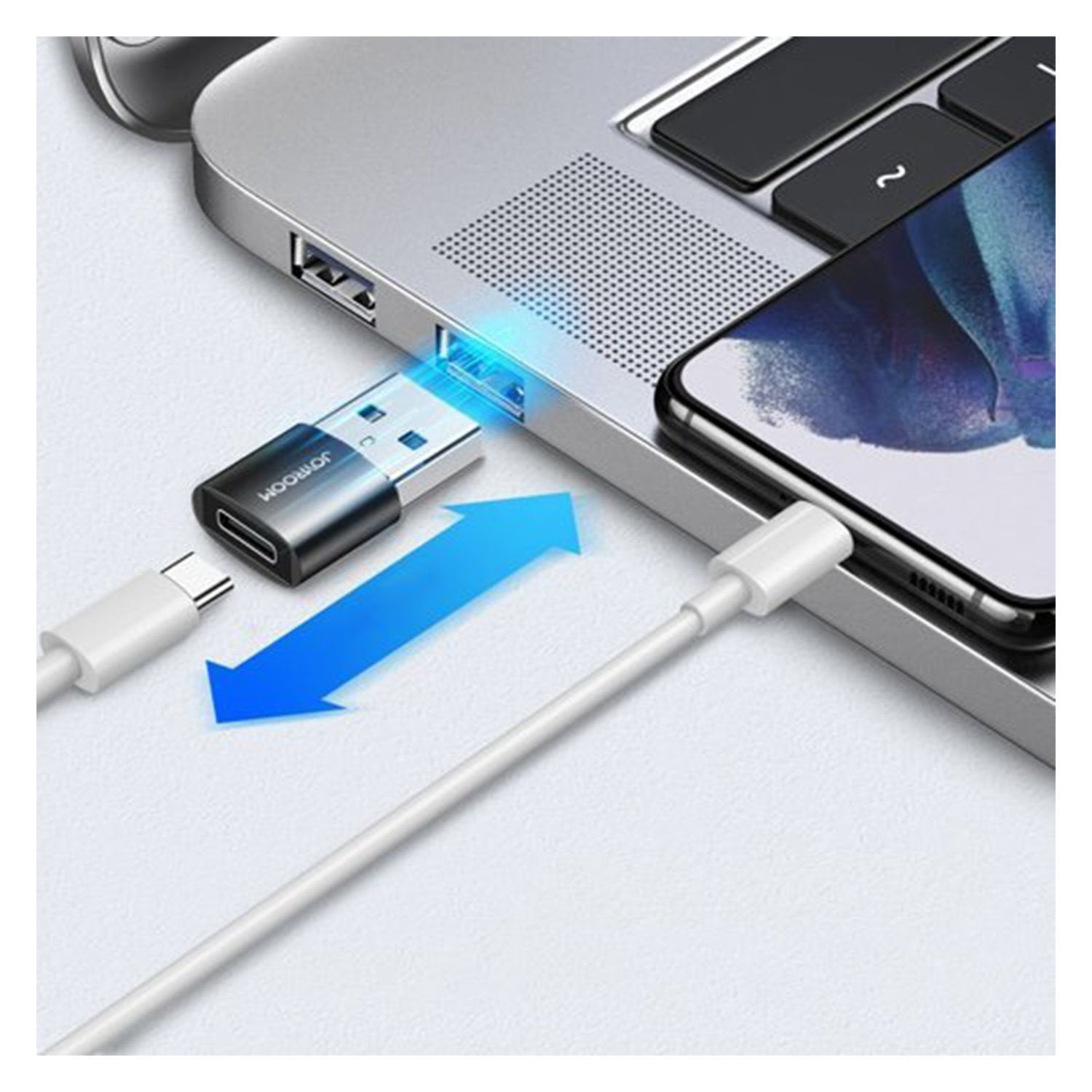 Usb To Type - C Çevirici Adaptör - Bi Elma