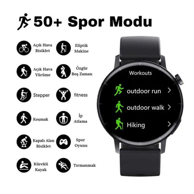 Hk4 Hero Amoled Akıllı Saat - Bi Elma